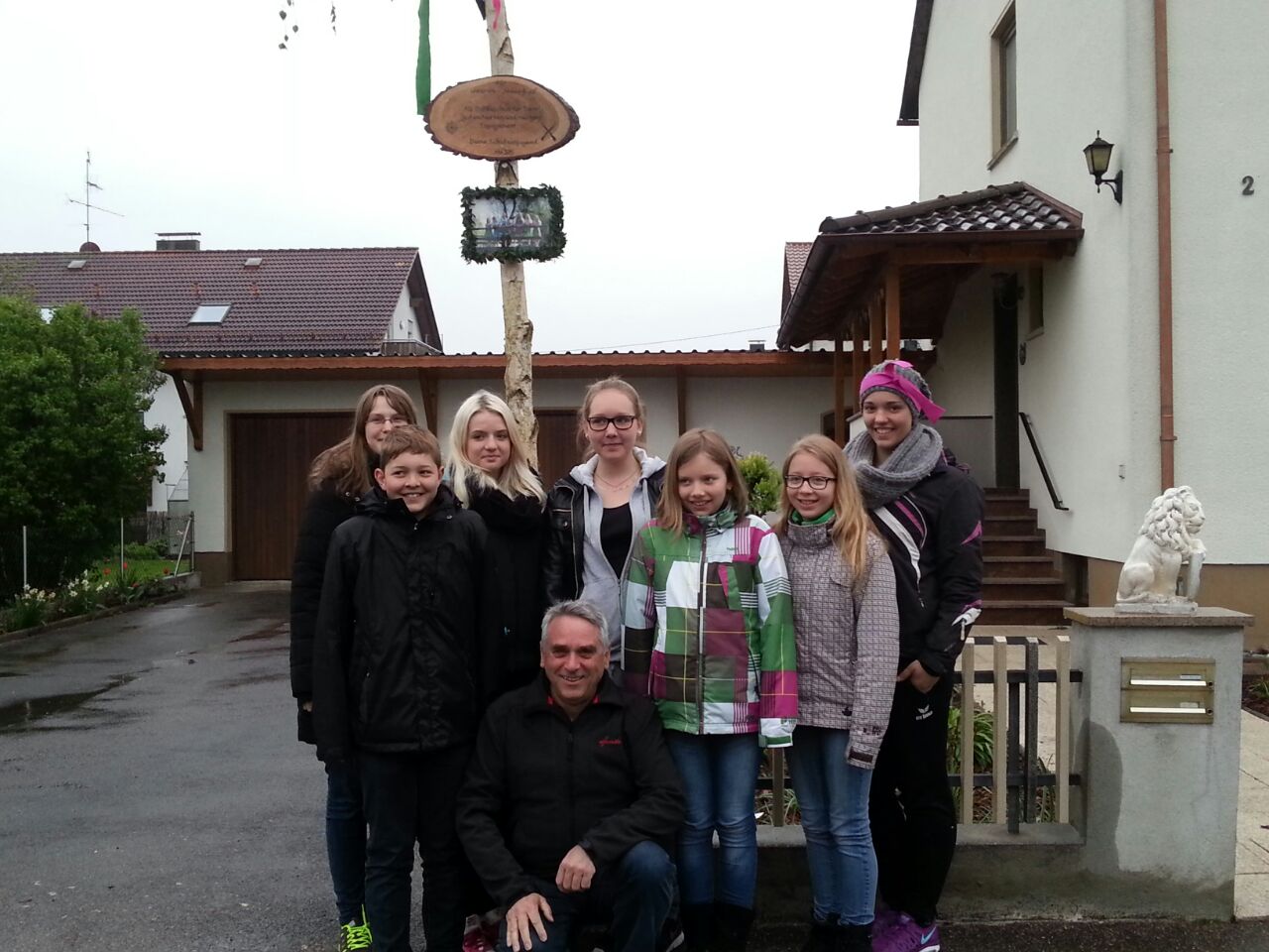 Unser erster Maibaum ging 2015 an den langjährigen Jugendleiter Manfred