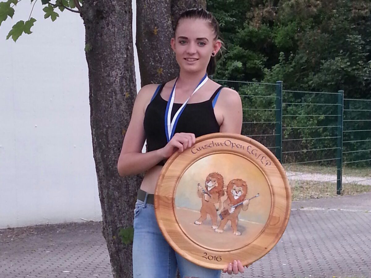 Gewinnerin der Guschu-Scheibe 2016: Pia